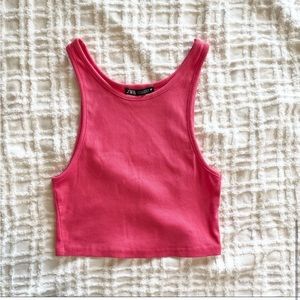 FREE W/ purchase! Zara cropped ribbed tank
